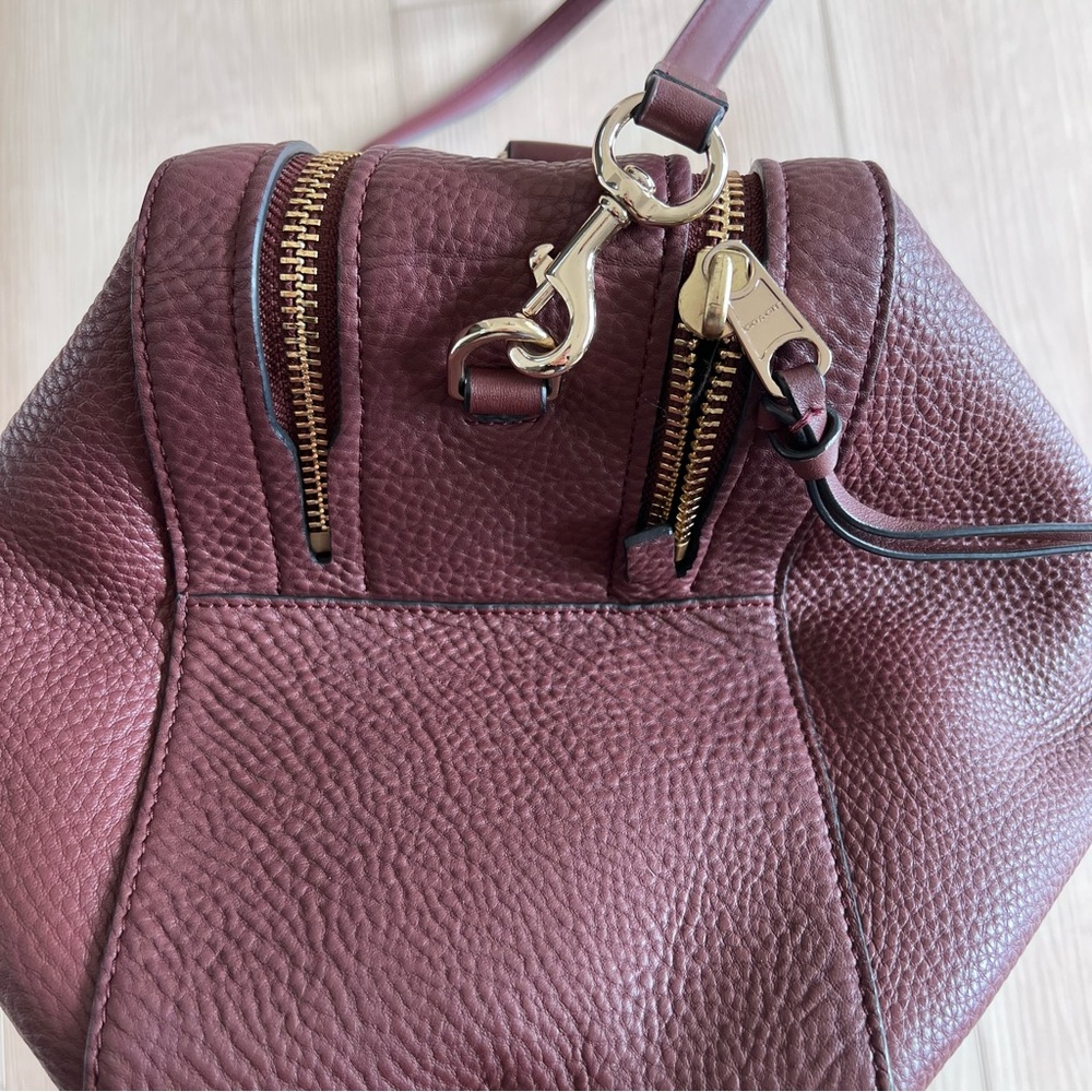 Coach Bleecker Toaster Pebbled Leather Satchel - Picture 3 of 12